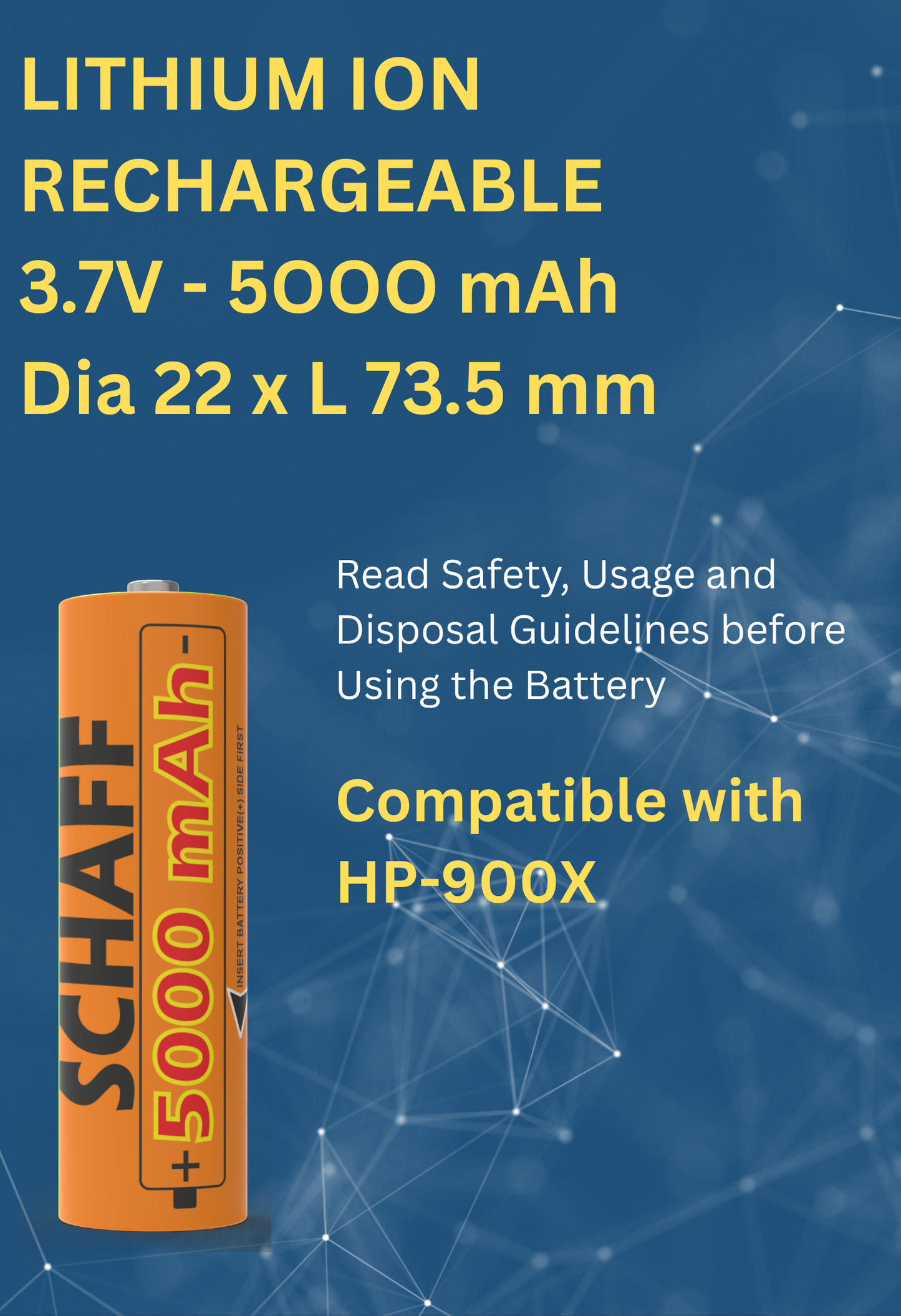 Schaff 5000mAh Rechargeable Battery