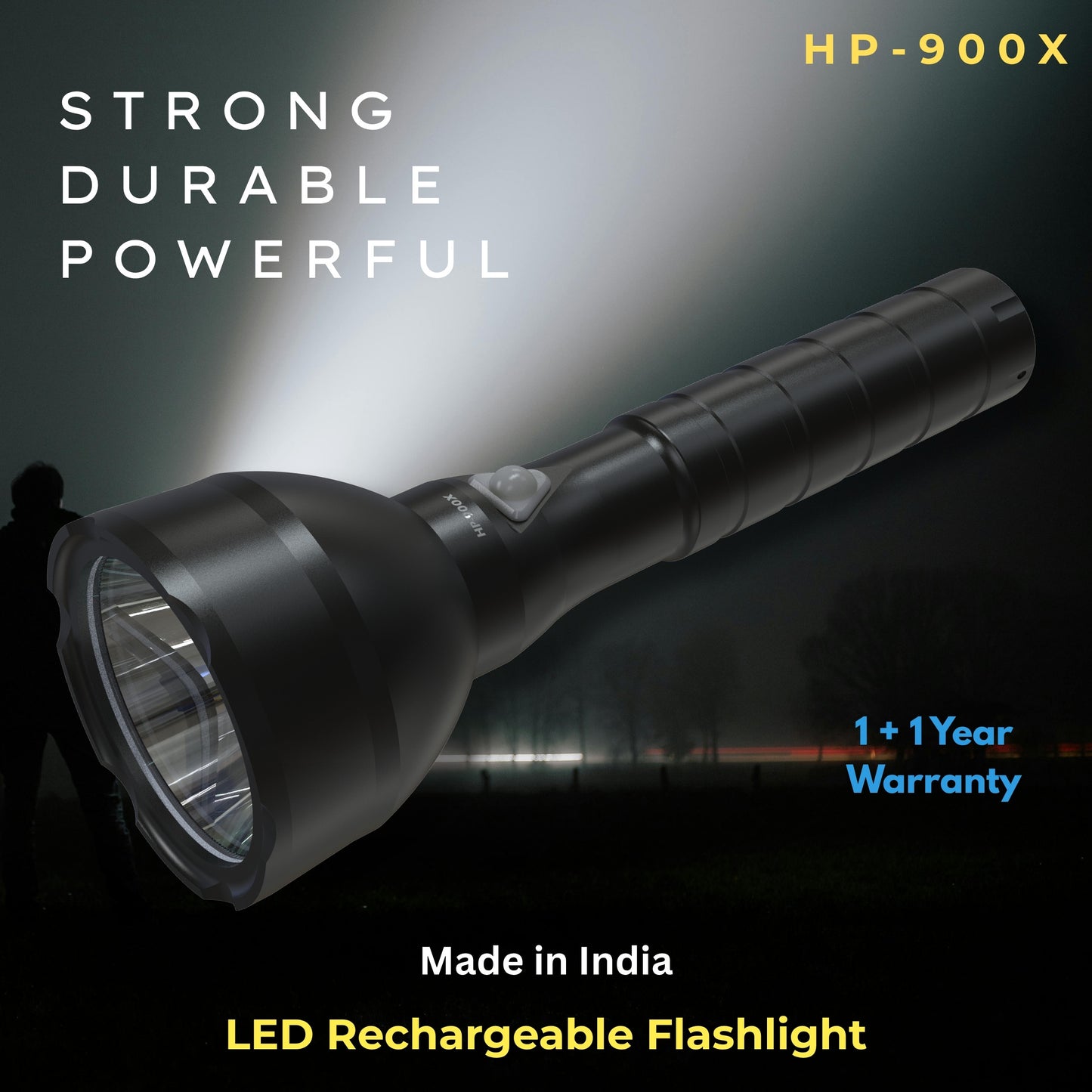 Schaff HP-900X Rechargeable LED Flashlight