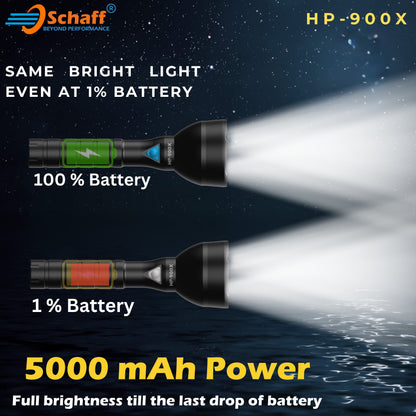 Schaff HP-900X Rechargeable LED Flashlight