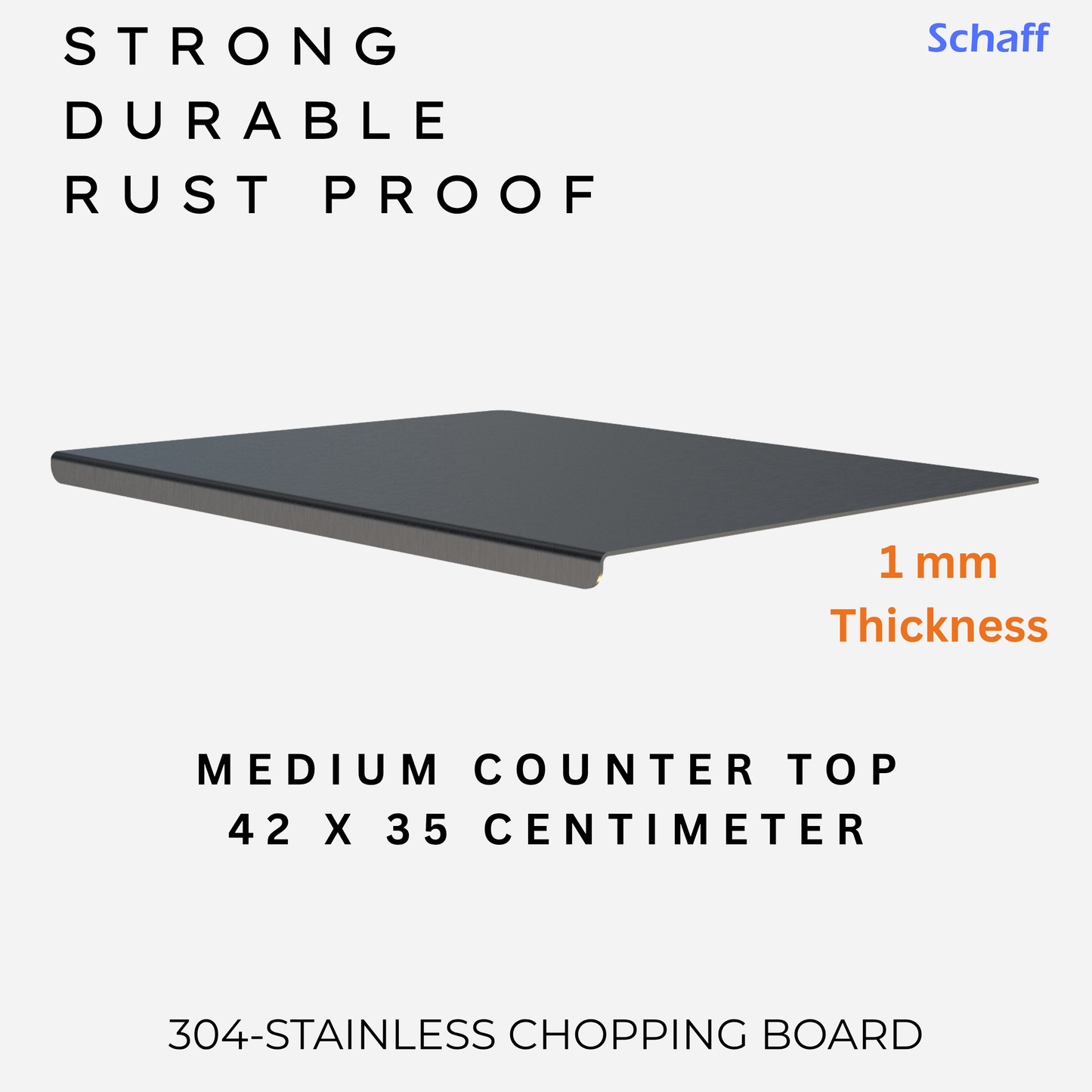 Schaff Chopping Board - Medium - Counter Top- 42 x 35 Cms