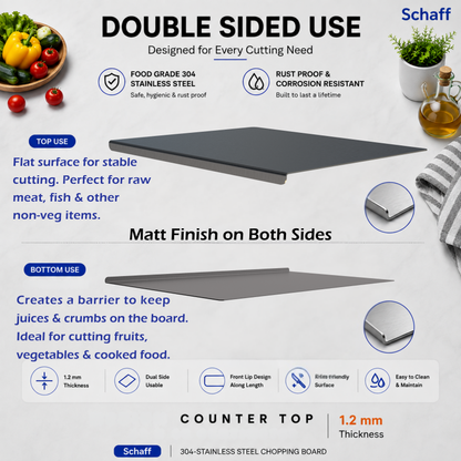 Schaff Chopping Board - Big- Counter Top- 50 x 40 Cms
