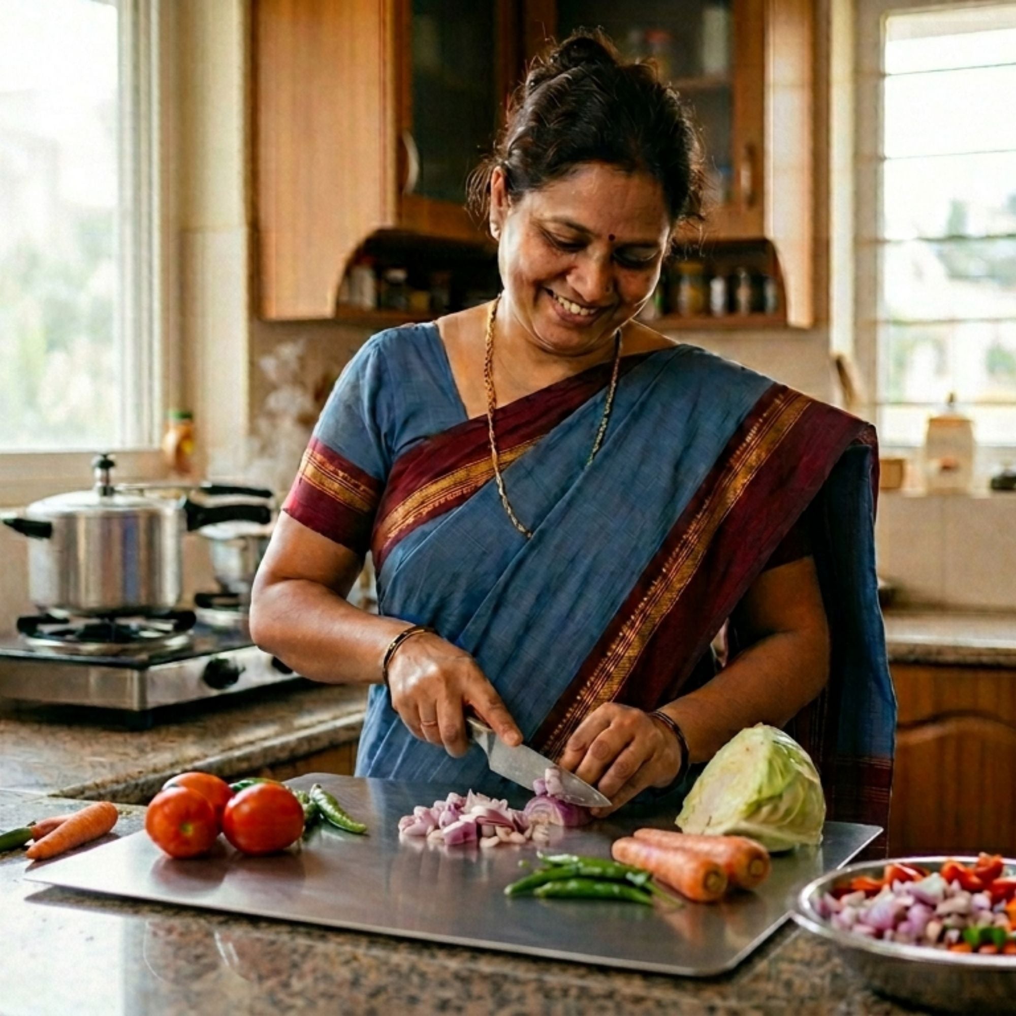 Schaff Premium Stainless Steel Chopping Board made in India for Food Preparation