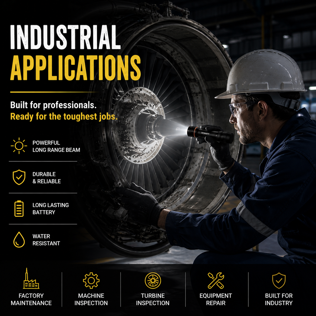 Industrial applications - factory and machine inspection